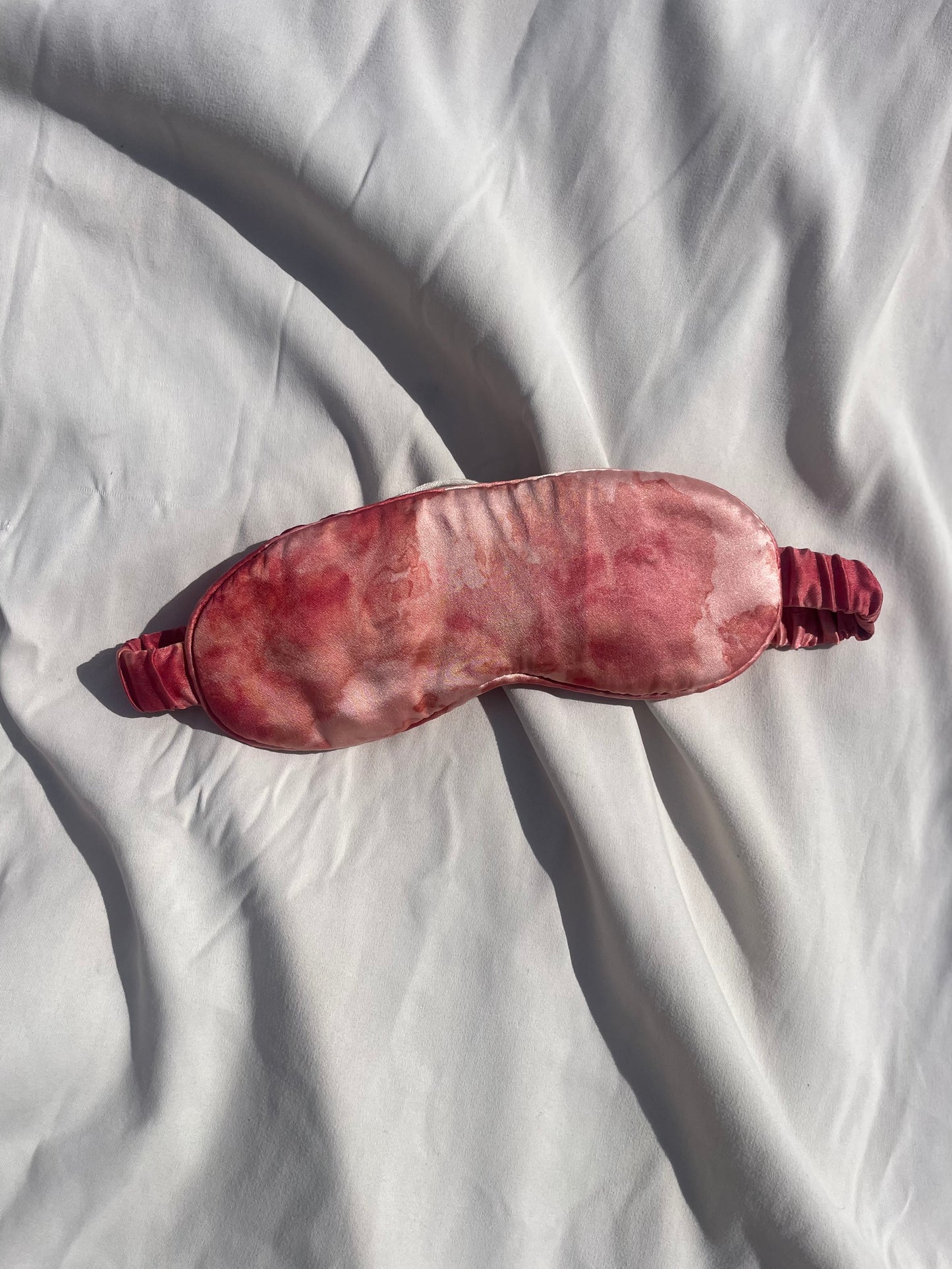 Plant Dyed Silk Eye Mask