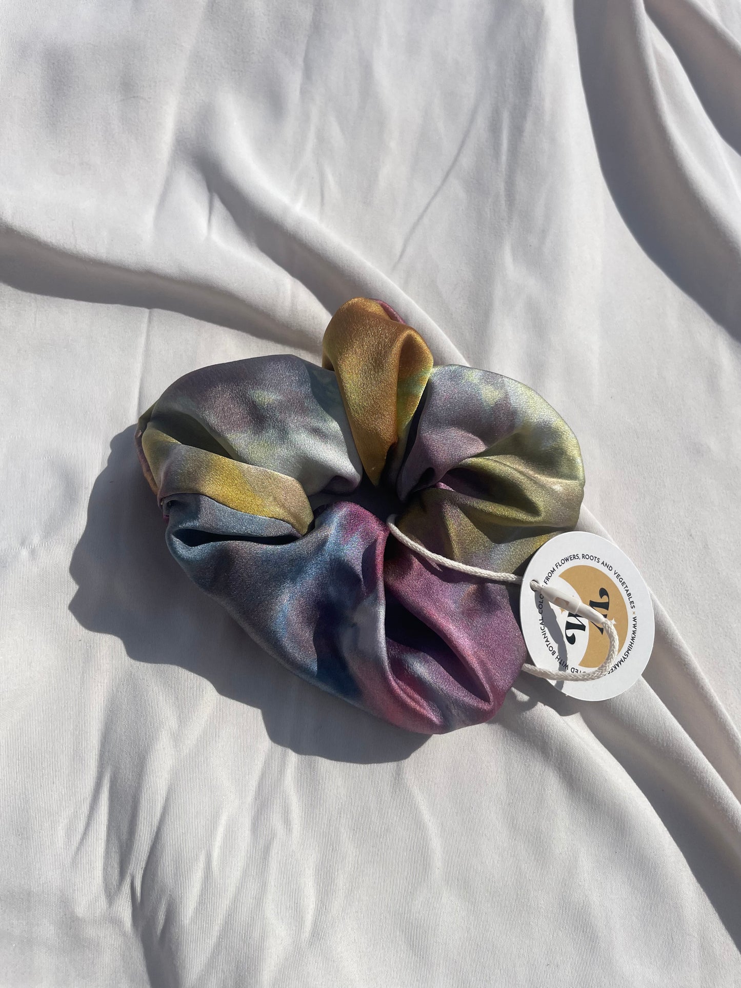 Plant Dyed Silk Scrunchie
