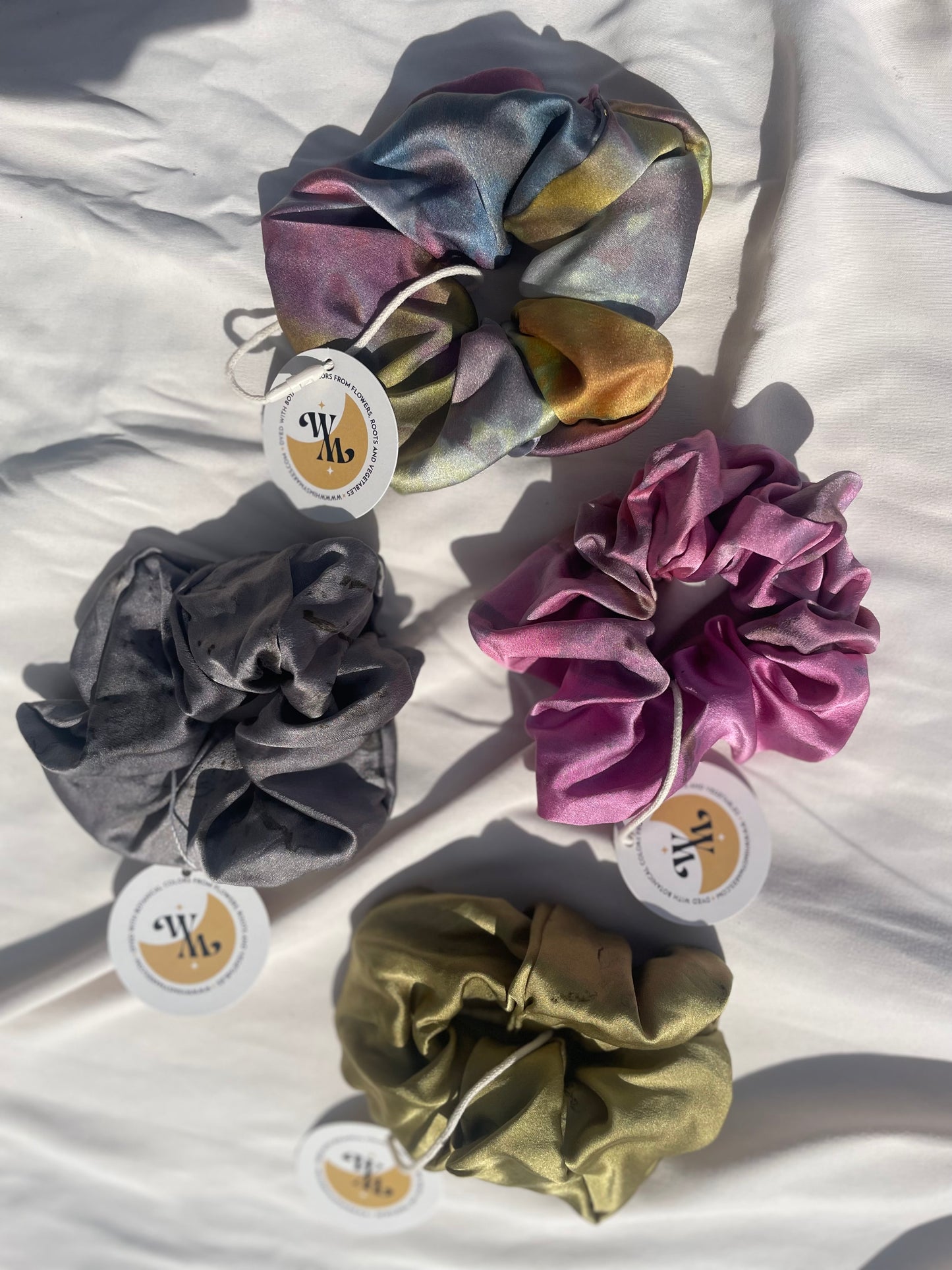 Plant Dyed Silk Scrunchie