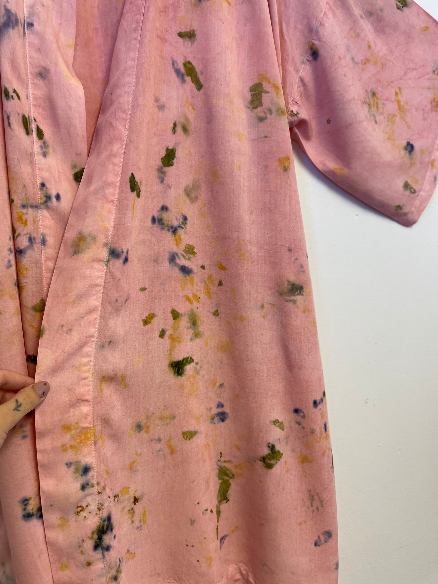 Plant Dyed Robe Madder & Petals