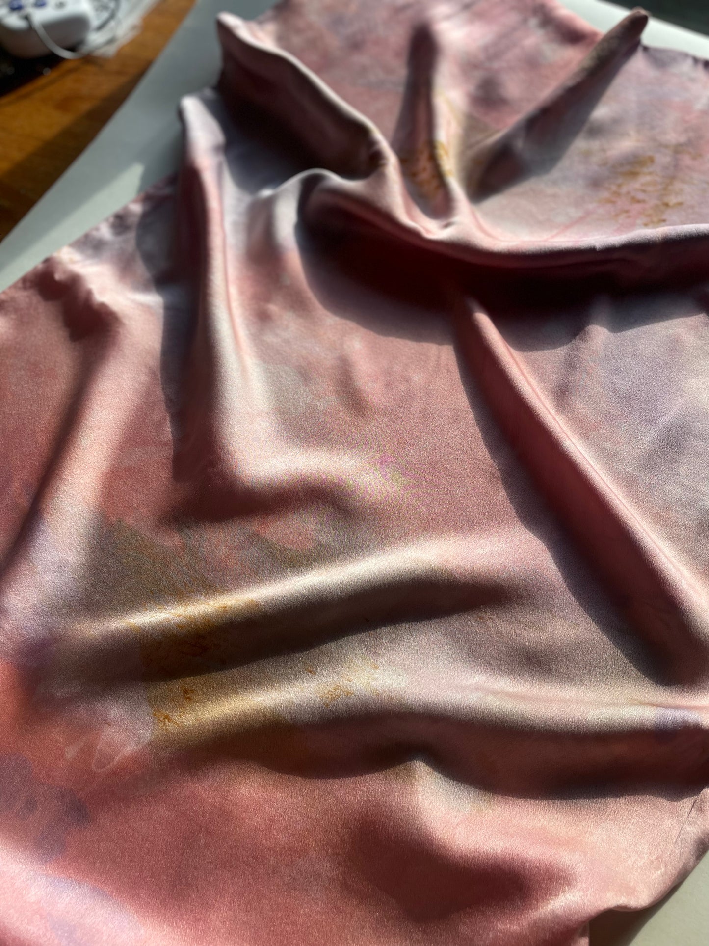 Silk Pillowcase Set Watercolor Madder Root