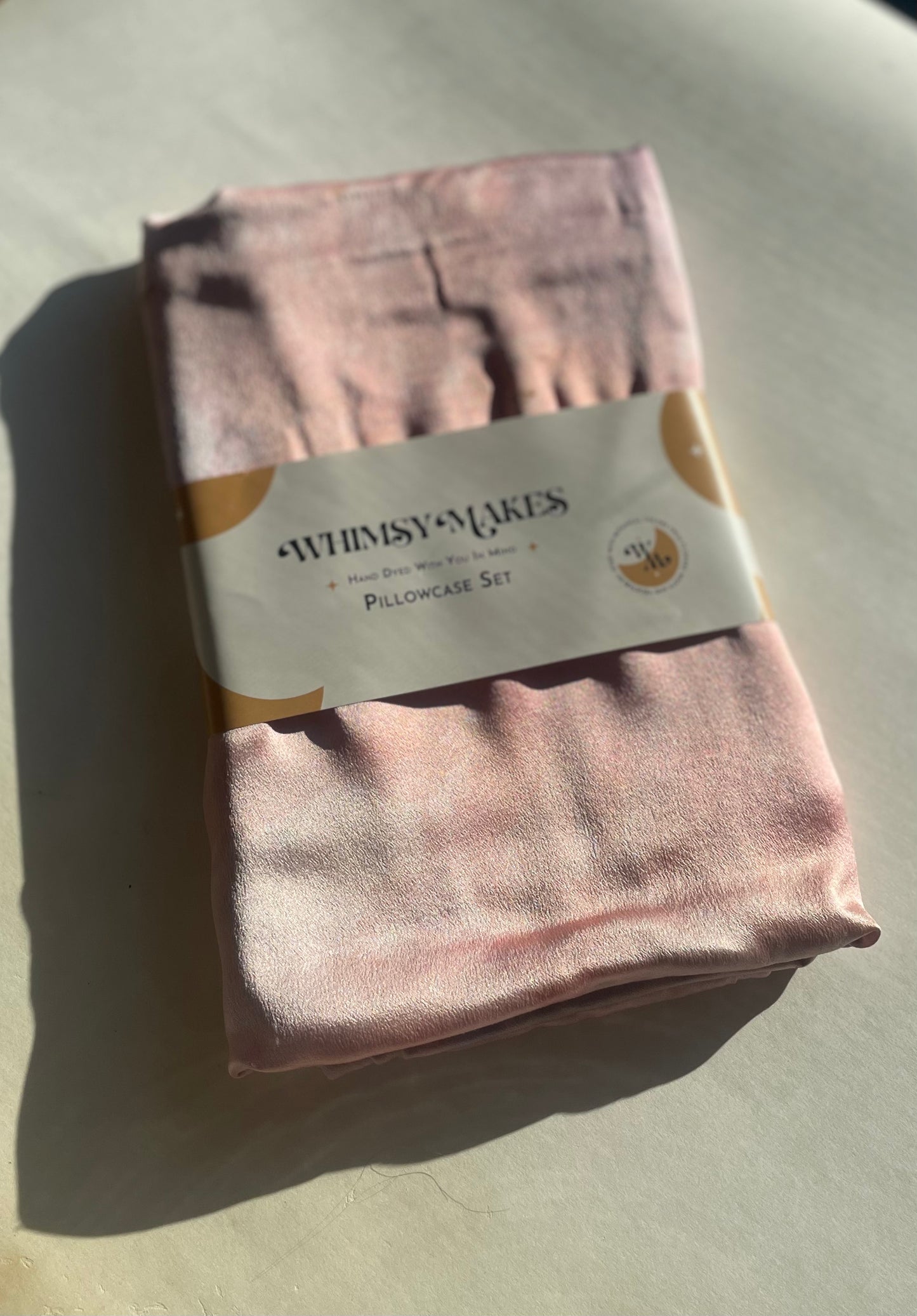 Silk Pillowcase Set Watercolor Madder Root