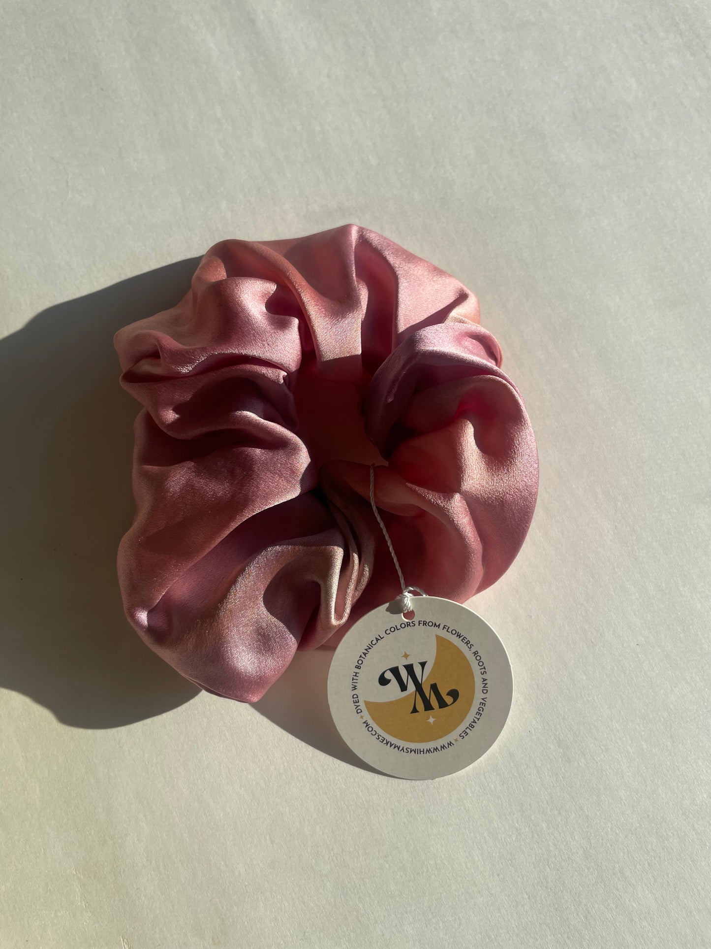 Plant Dyed Silk Scrunchie