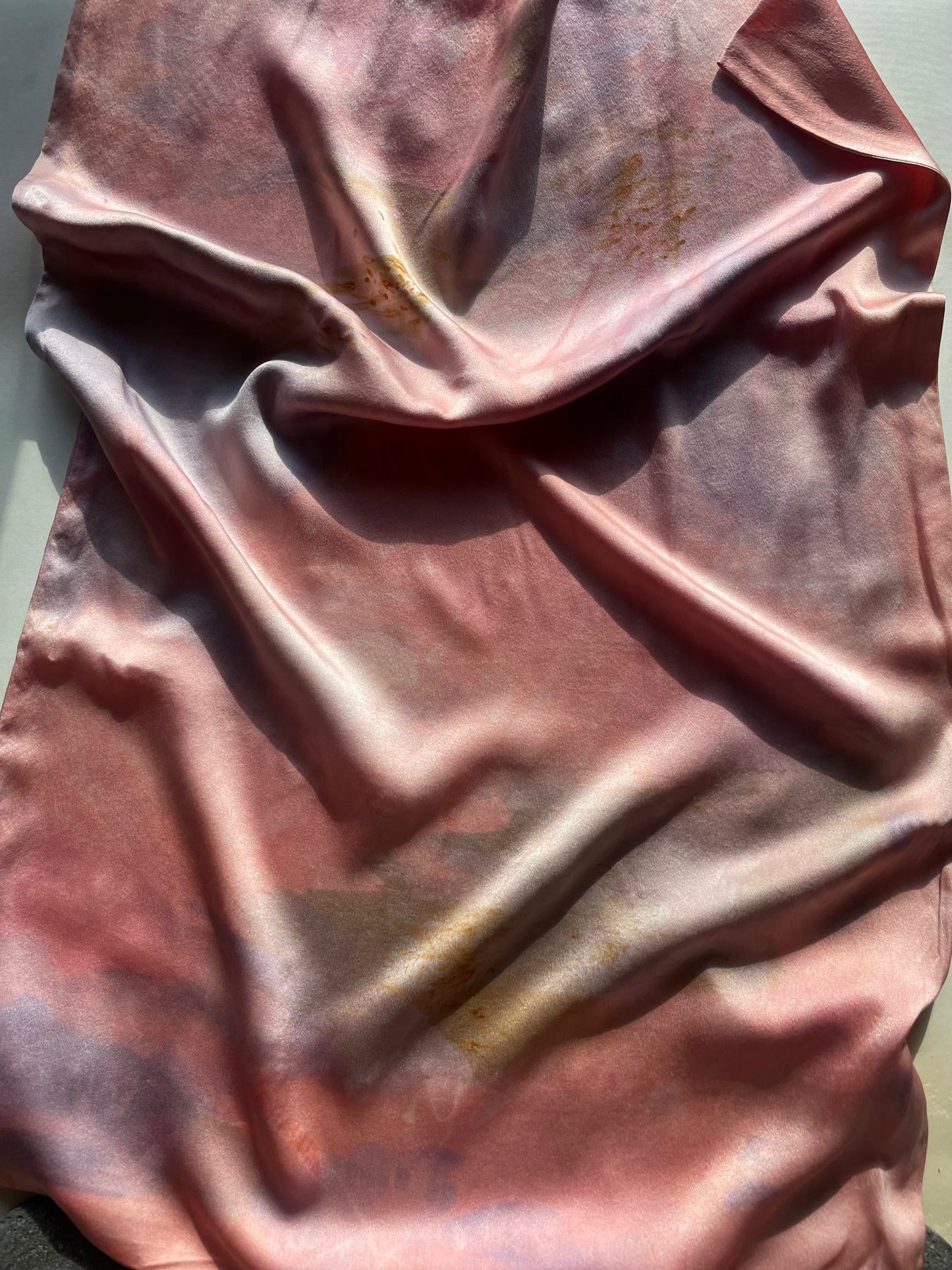 Silk Pillowcase Set Watercolor Madder Root