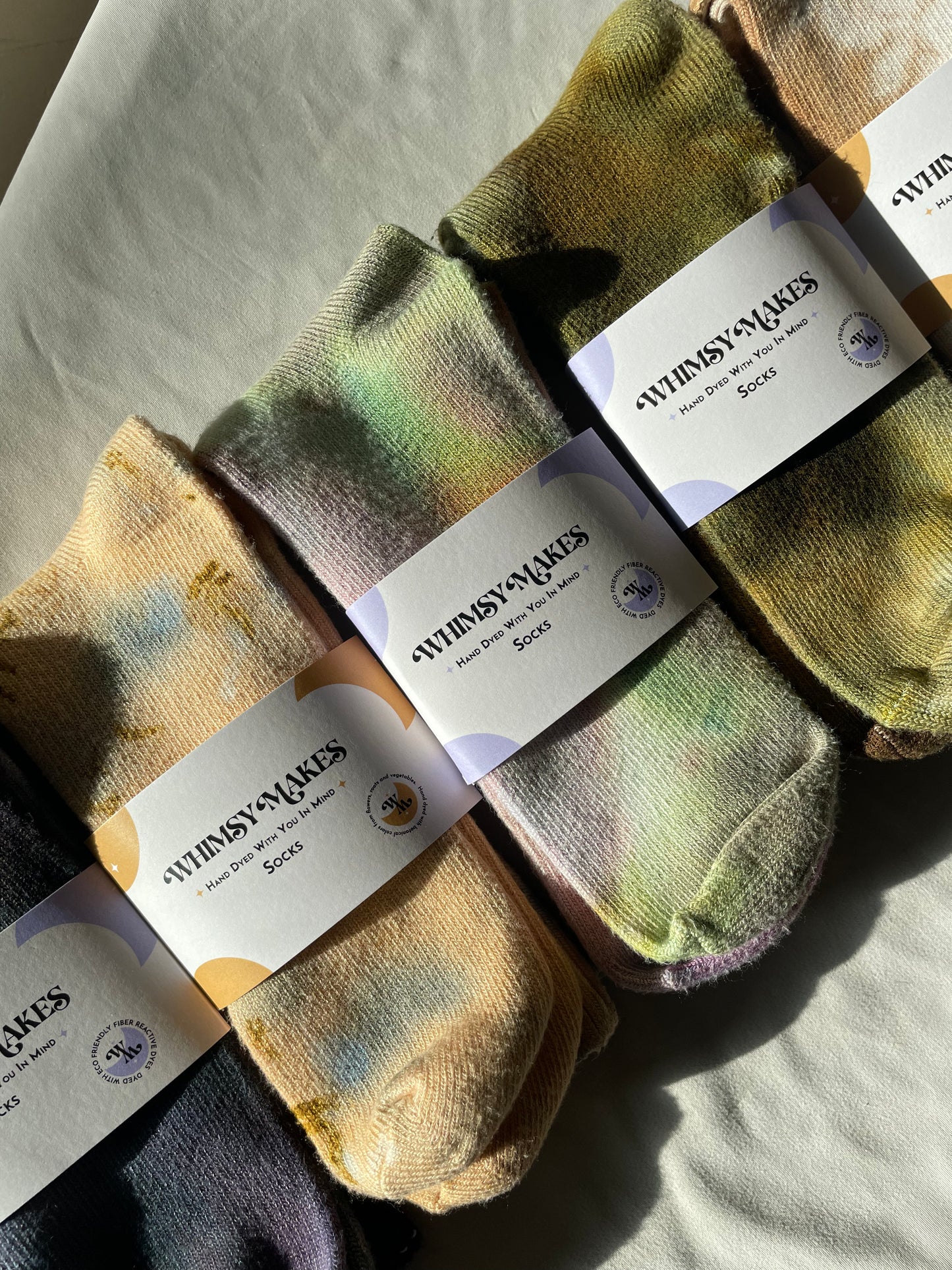 Hand Dyed Bamboo Socks