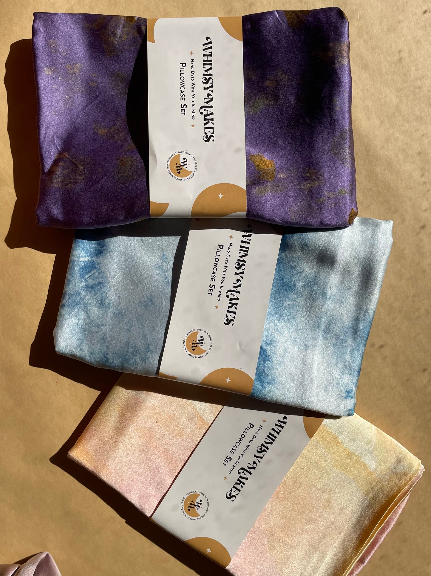 Silk Pillowcase Set Logwood Dreams *Made to order