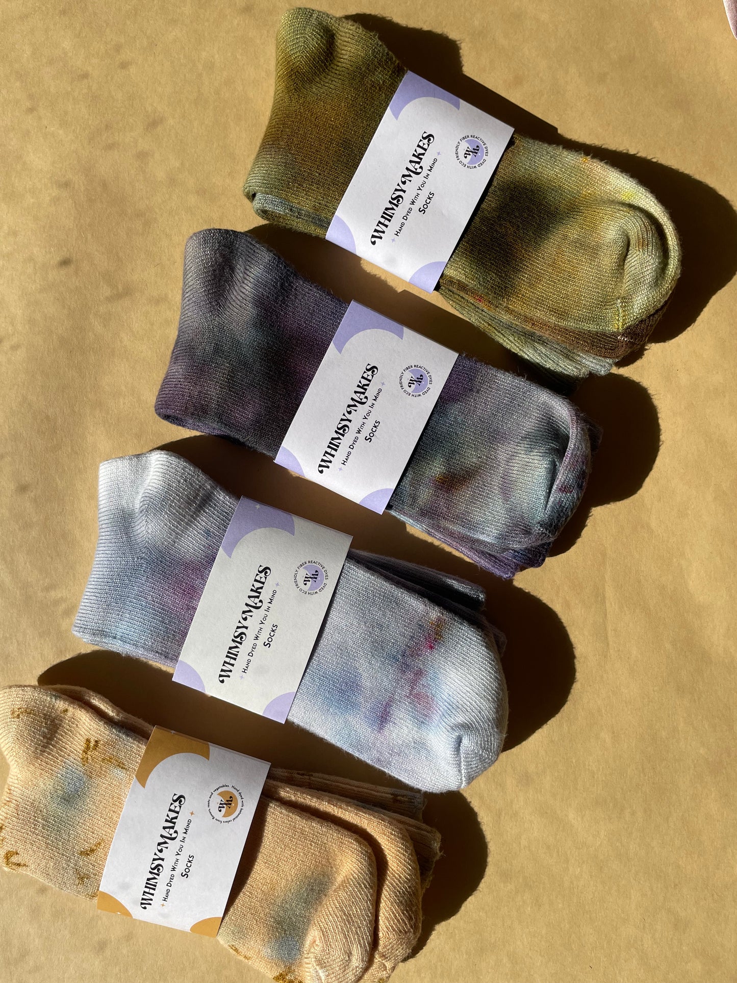 Hand Dyed Bamboo Socks