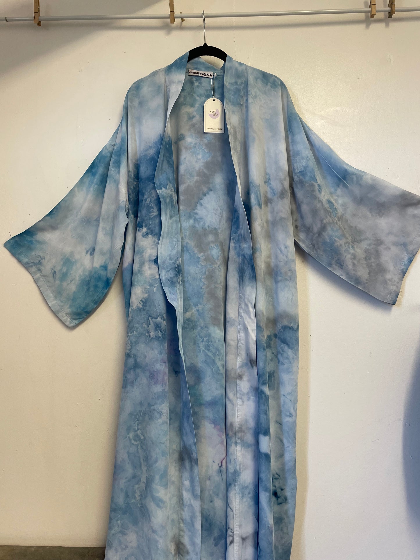 Hand Dyed Abstract Robe