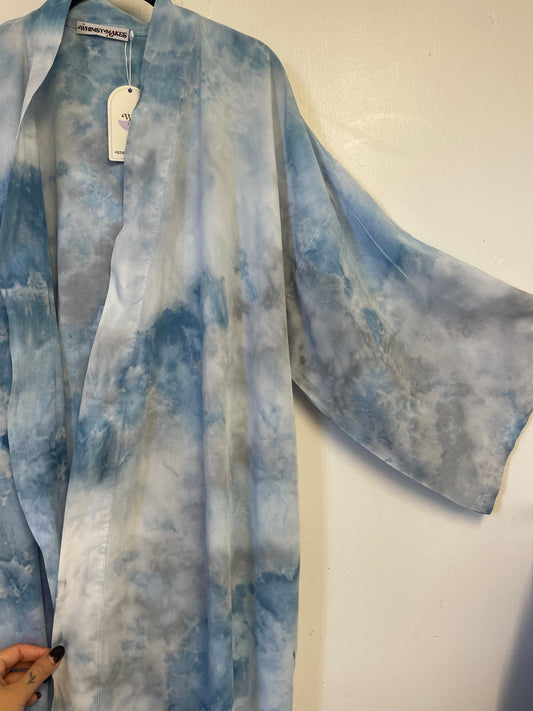 Hand Dyed Abstract Robe