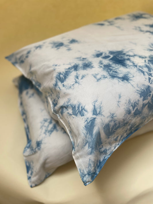 Bamboo Pillowcases Indigo Sky