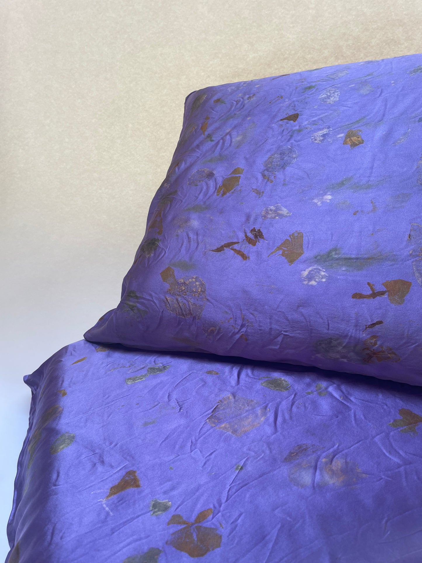 Silk Pillowcase Set Logwood Dreams *Made to order