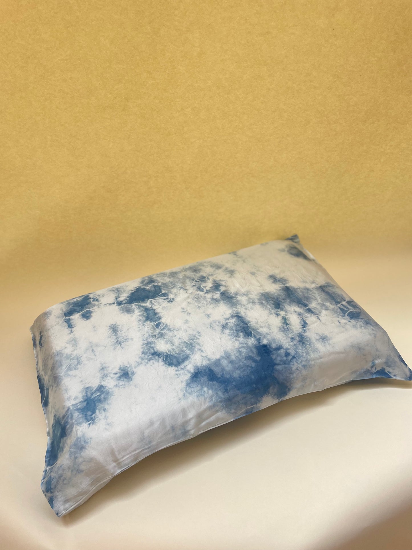 Silk Pillowcase Indigo Sky * Made to Order*